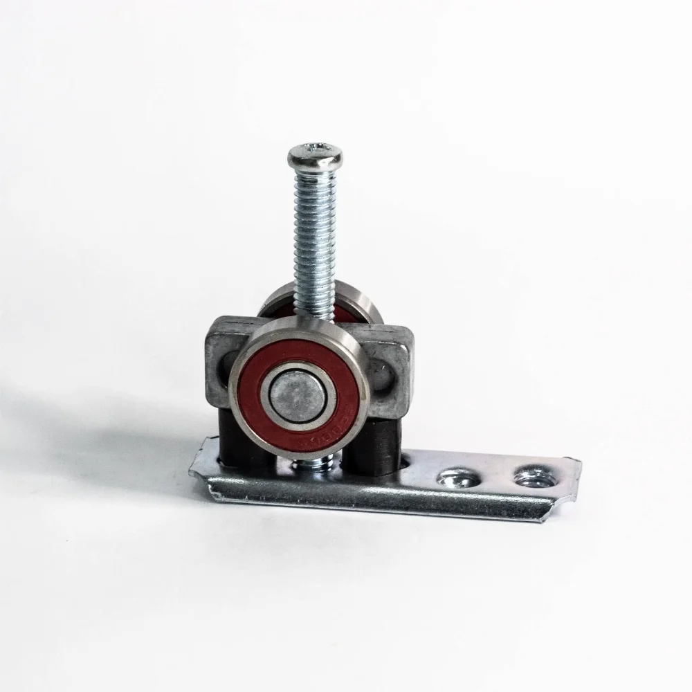 Roldana Reta 2 Rodas em A&ccedil;o com Rolamento