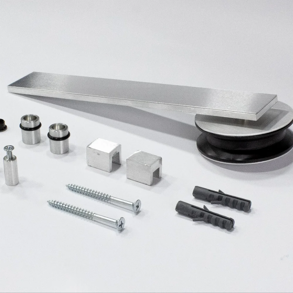 Kit Aparente  até 50kg Pratic em Alumínio Escovado